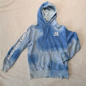 American Eagle Outfitters Blue tie dye Hoodie